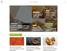Tablet Screenshot of natursan.net